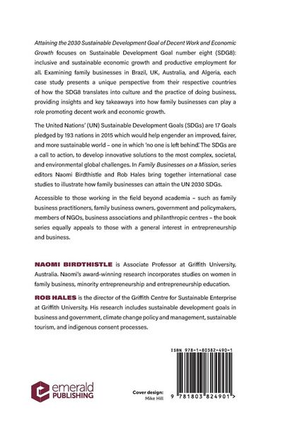 Produktbild: Attaining the 2030 Sustainable Development Goal of Decent Work and Economic Growth