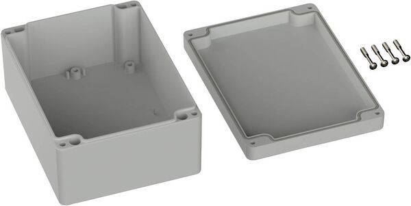 Produktbild: TRU COMPONENTS ABS 330801 5U 5U330801 Industrie-Geh&auml;use 160 x 120 x 75 ABS Lichtgrau (RAL 7035) 1 St.