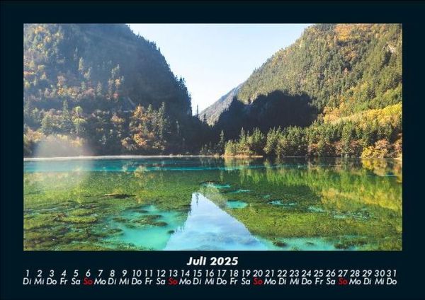 Produktbild: Die Seen der Erde 2025 Fotokalender DIN A5