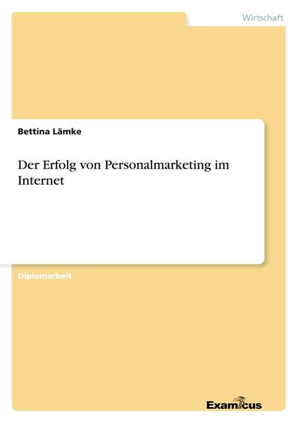 Produktbild: Der Erfolg von Personalmarketing im Internet