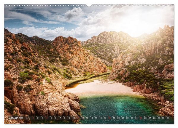 Produktbild: Sardinien - Karibik des Mittelmeers (Wandkalender 2026 DIN A2 quer), CALVENDO Monatskalender