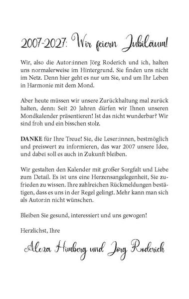 Produktbild: Mondkalender 2027