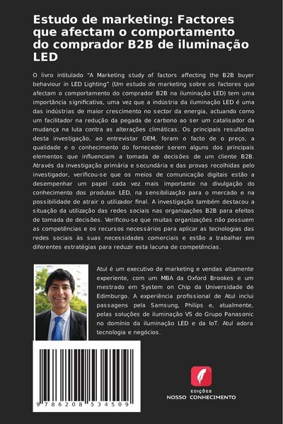 Produktbild: Estudo de marketing: Factores que afectam o comportamento do comprador B2B de ilumina&ccedil;&atilde;o LED