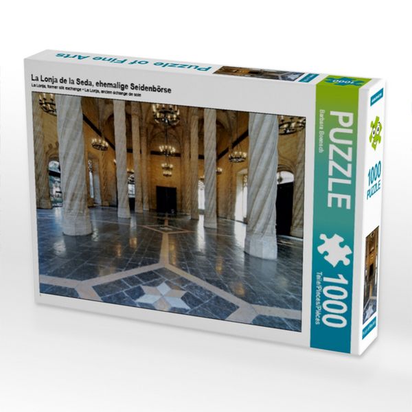 Produktbild: CALVENDO Puzzle La Lonja de la Seda, ehemalige Seidenb&ouml;rse | 1000 Teile Lege-Gr&ouml;&szlig;e 64x48cm Foto-Puzzle f&uuml;r gl&uuml;ckliche Stunden
