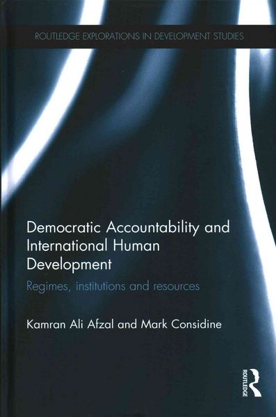 Produktbild: Democratic Accountability and International Human Development