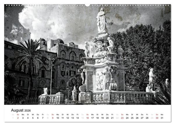 Produktbild: Silberstein portr&auml;tiert Palermo (hochwertiger Premium Wandkalender 2026 DIN A2 quer), Kunstdruck in Hochglanz
