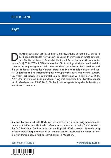 Produktbild: Korruption im Rahmen der Verordnungst&auml;tigkeit niedergelassener Vertrags&auml;rzte
