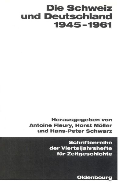 Produktbild: Die Schweiz und Deutschland 1945-1961