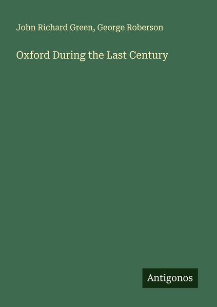 Produktbild: Oxford During the Last Century