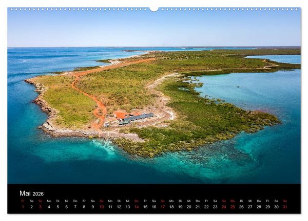 Produktbild: Australien 2026 Kimberley aus der Vogelperspektive (Wandkalender 2026 DIN A2 quer), CALVENDO Monatskalender