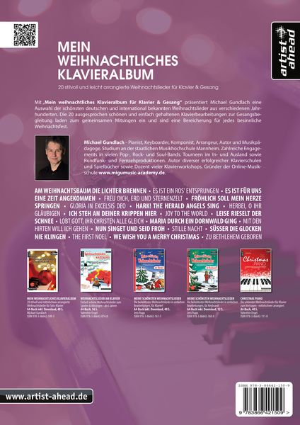 Produktbild: Mein weihnachtliches Klavieralbum f&uuml;r Klavier & Gesang