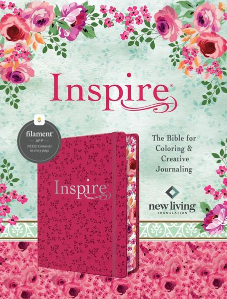 Produktbild: Inspire Bible Nlt, Filament Enabled (Hardcover Leatherlike, Pink Peony)