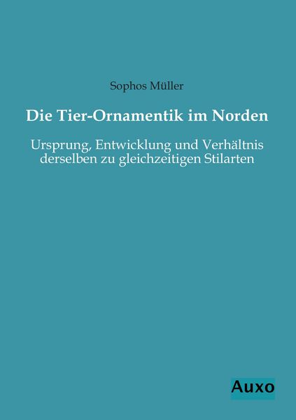 Produktbild: Die Tier-Ornamentik im Norden