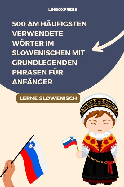 Produktbild: 500 am h&auml;ufigsten verwendete W&ouml;rter im Slowenischen mit grundlegenden Phrasen f&uuml;r Anf&auml;nger