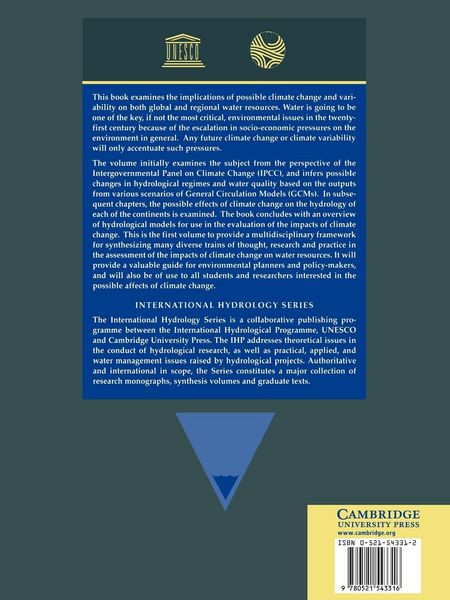 Produktbild: Impacts of Climate Change and Climate Variability on Hydrological Regimes