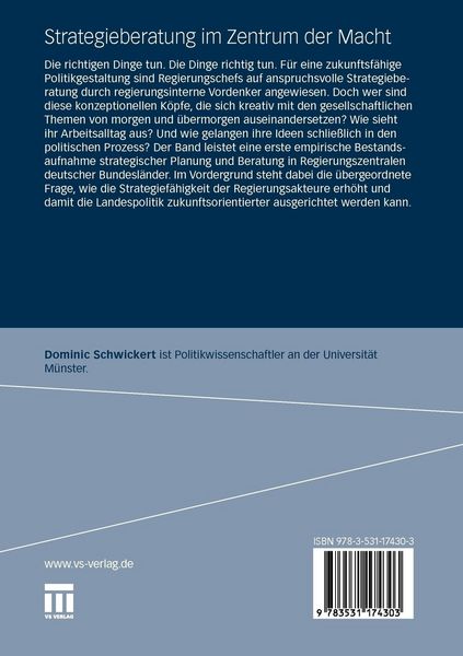 Produktbild: Strategieberatung im Zentrum der Macht