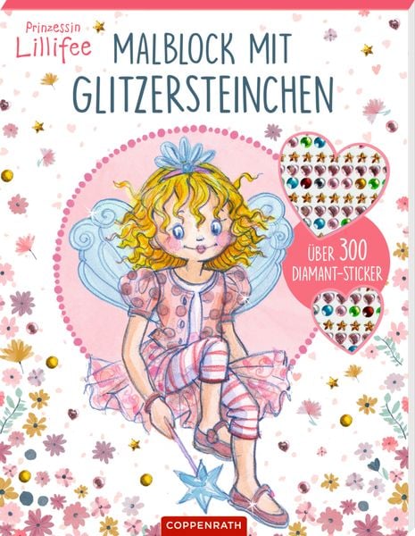 Produktbild: Malblock mit Glitzersteinchen - Prinzessin Lillifee