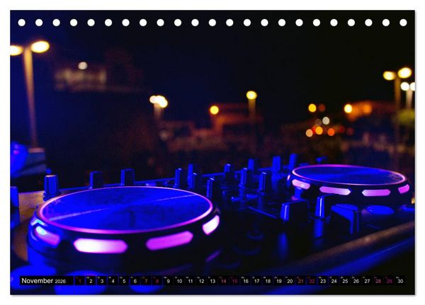 Produktbild: DJ Liveact (Tischkalender 2026 DIN A5 quer), CALVENDO Monatskalender