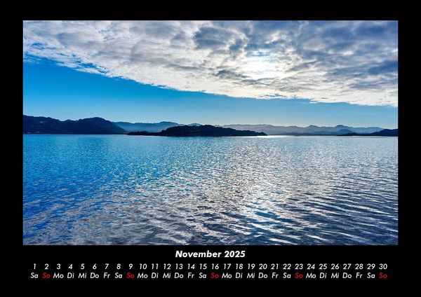 Produktbild: Landschaftskalender 2025 Fotokalender DIN A3