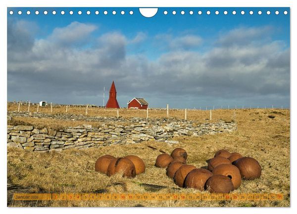 Produktbild: R&oslash;stlandet am Ende von Raum und Zeit (Wandkalender 2026 DIN A4 quer), CALVENDO Monatskalender