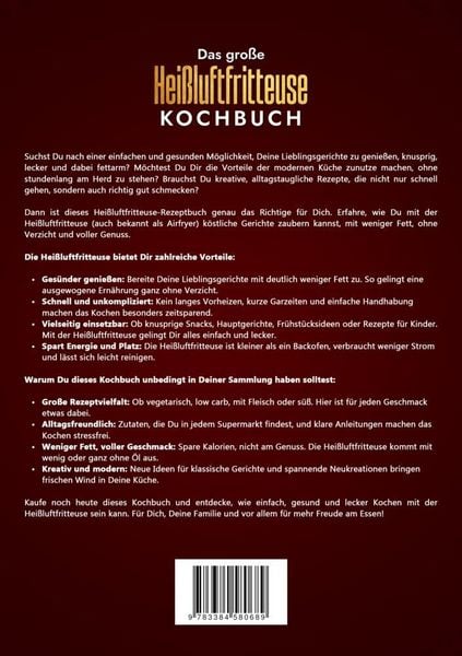 Produktbild: Das gro&szlig;e Hei&szlig;luftfritteuse Kochbuch