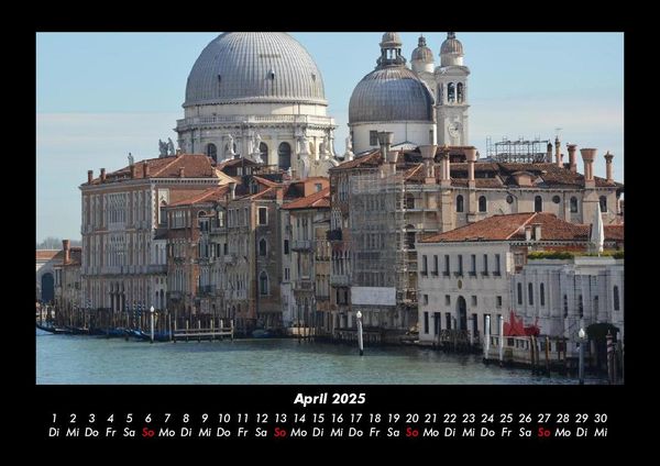 Produktbild: Venedig 2025 Fotokalender DIN A3