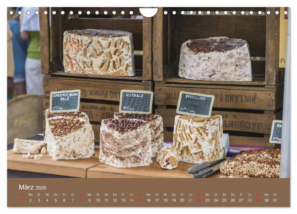 Produktbild: March&eacute; Provencal - M&auml;rkte der Provence (Wandkalender 2026 DIN A4 quer), CALVENDO Monatskalender
