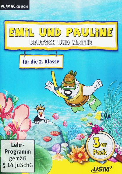 Emil und Pauline 3 in 1 Bundle Deutsch und Mathe für die 2. Klasse (PC Mac)  - Onlineshop Thalia