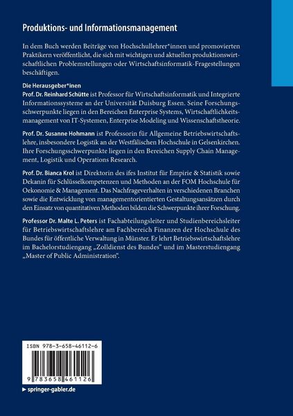 Produktbild: Produktions- und Informationsmanagement