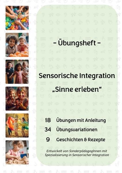 Produktbild: &Uuml;bungsheft "Sensorische Integration" &ndash; Spielerische F&ouml;rderung aller Sinne Ihres Kindes