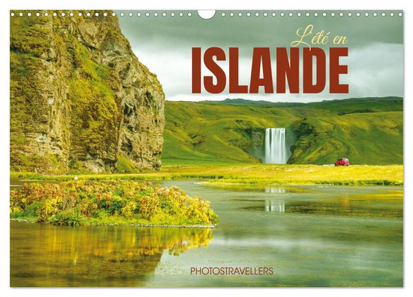 Produktbild: L'&eacute;t&eacute; en Islande (Calendrier mural 2027 DIN A3 vertical), CALVENDO calendrier mensuel