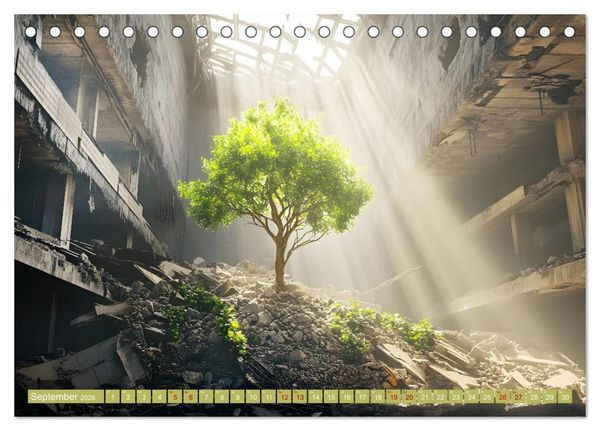 Produktbild: Nach uns die Wildnis (Tischkalender 2026 DIN A5 quer), CALVENDO Monatskalender