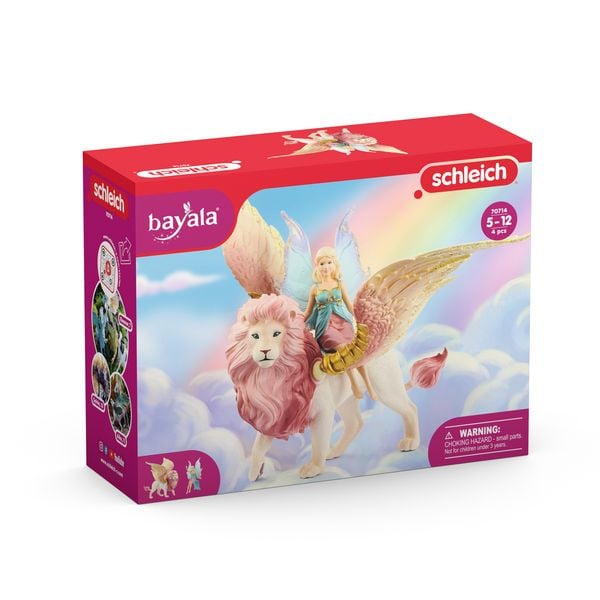 Produktbild: schleich&reg; 70714 Elfe auf gefl&uuml;geltem L&ouml;we