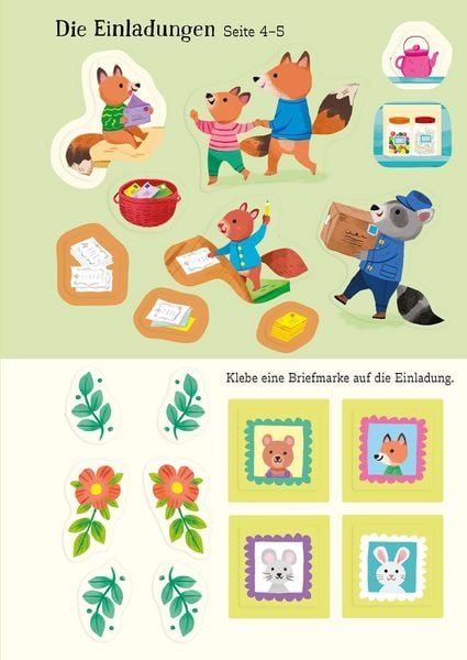 Produktbild: Mein Immer-wieder-Stickerbuch: Oma Dachs feiert Geburtstag