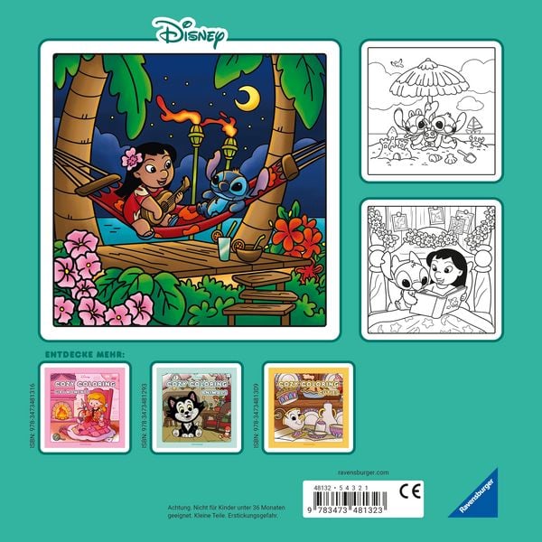 Produktbild: Cozy Coloring Disney - Lilo & Stitch