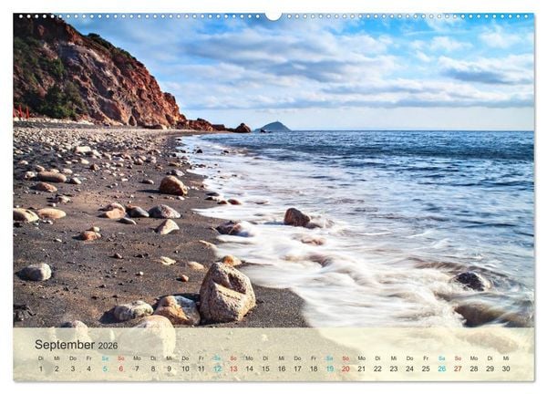 Produktbild: Elba - die Insel im Mittelmeer (hochwertiger Premium Wandkalender 2026 DIN A2 quer), Kunstdruck in Hochglanz