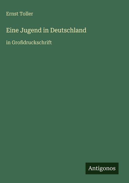 Produktbild: Eine Jugend in Deutschland