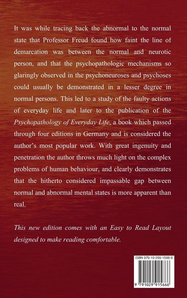 Produktbild: Psychopathology of Everyday Life