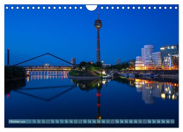 Produktbild: RIVERSIDE BLUES - Abends am Fluss (Wandkalender 2026 DIN A4 quer), CALVENDO Monatskalender