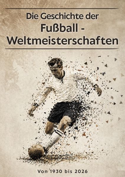 Produktbild: Die Geschichte der Fu&szlig;ball-Weltmeisterschaften - von 1930 bis 2026: Alle Turniere, Rekorde, Legenden und Entwicklungen