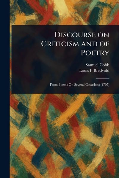 Produktbild: Discourse on Criticism and of Poetry