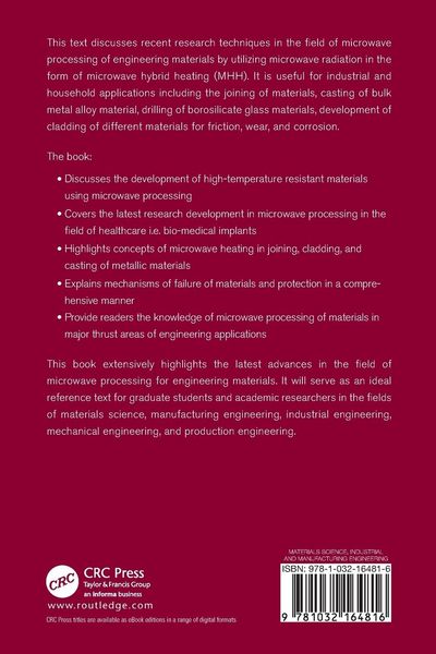 Produktbild: Advances in Microwave Processing for Engineering Materials