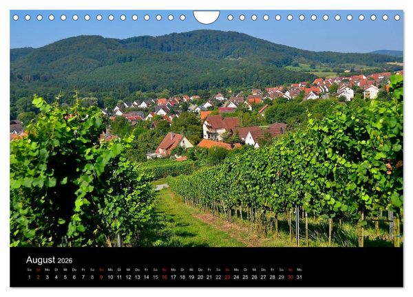 Produktbild: Baden-W&uuml;rttemberg 2026 (Wandkalender 2026 DIN A4 quer), CALVENDO Monatskalender
