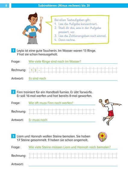 Produktbild: Die Mathe-Helden Rechengeschichten und Textaufgaben 2. Klasse