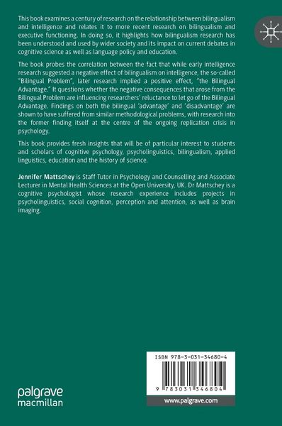 Produktbild: The Effects of Bilingualism on Non-Linguistic Cognition