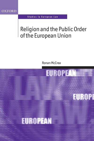 Produktbild: Religion and the Public Order of the European Union