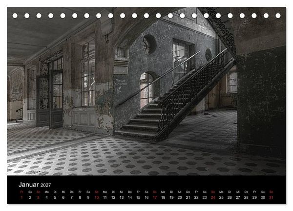 Produktbild: Verlassene Orte - Berlin - Brandenburg (Tischkalender 2027 DIN A5 quer), CALVENDO Monatskalender