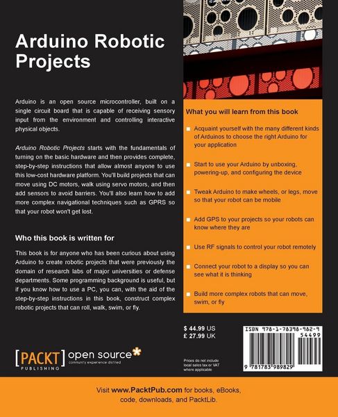 Produktbild: Arduino Robotic Projects