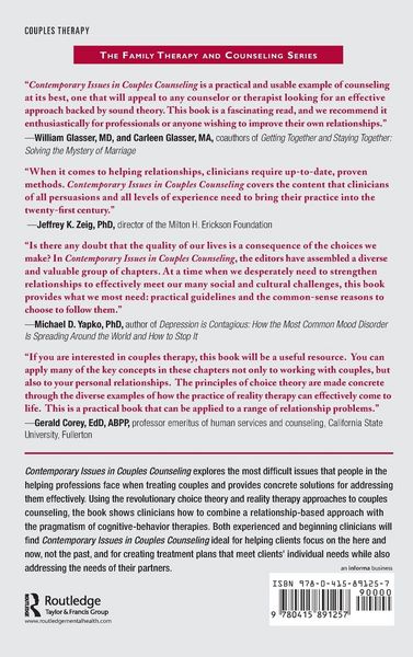 Produktbild: Contemporary Issues in Couples Counseling