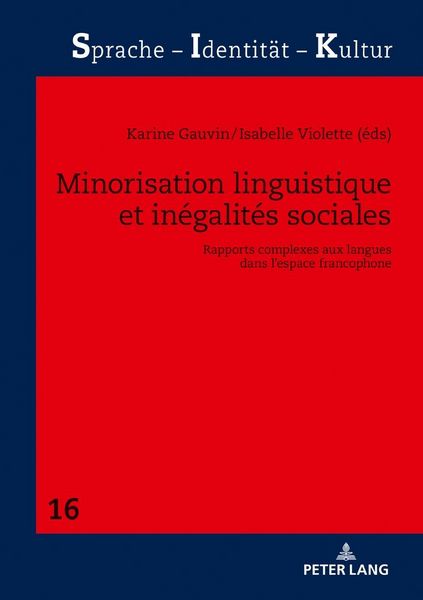 Produktbild: Minorisation linguistique et in&eacute;galit&eacute;s sociales